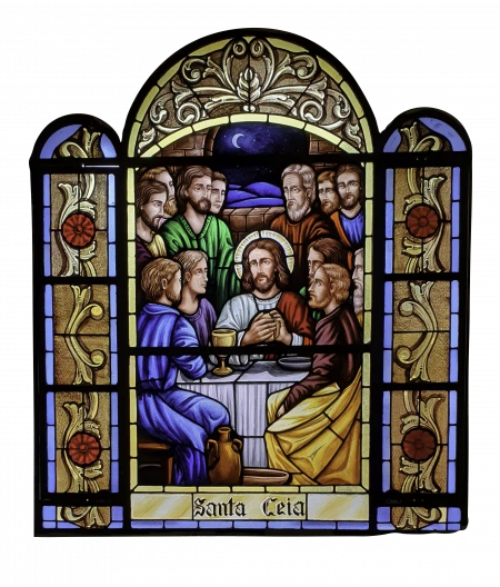 Vitral Santa Ceia