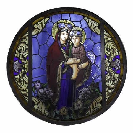 Vitral Nossa Senhora da Saúde