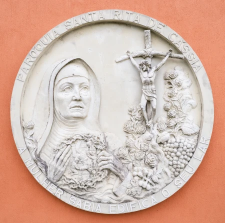 Medalhão Santa Rita de Cássia