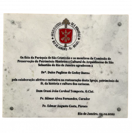 Placa Comemorativa