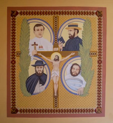 Pintura São Damião de Molokai