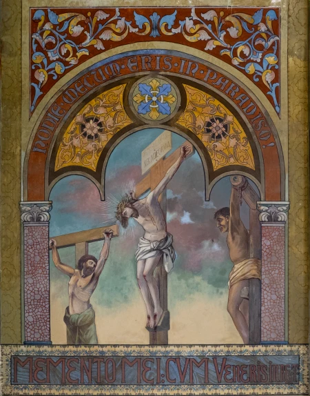 Mural [Jesus entre os ladrões]