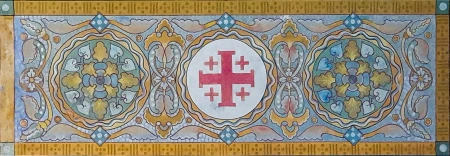 Cartela [Cruz de Jerusalém] (duas)