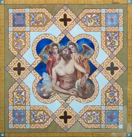 Mural [Jesus e Dois Anjos]