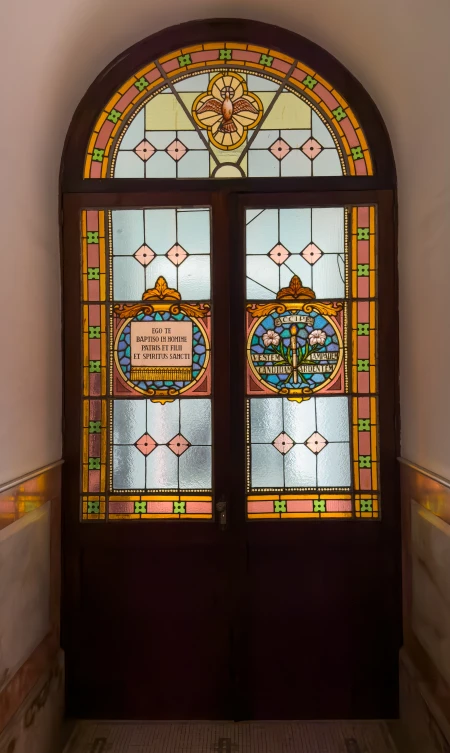 Porta com Vitral