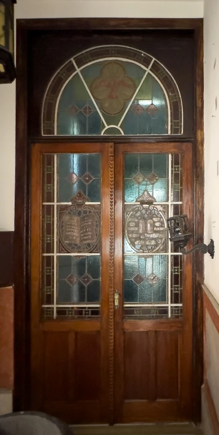 Porta com Vitral