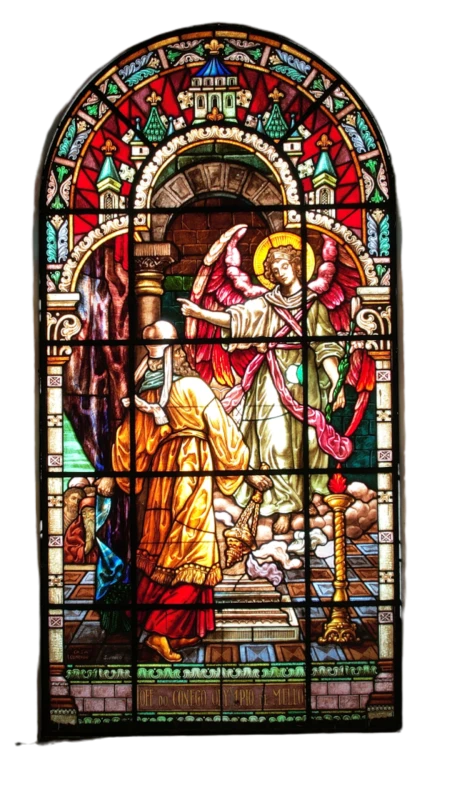 Vitral [Anjo anuncia Zacarias]