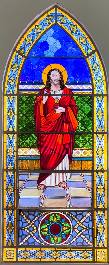 Vitral Sagrado Coração de Jesus