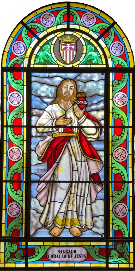 Vitral Sagrado Coração de Jesus