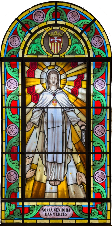 Vitral Nossa Senhora das Mercês