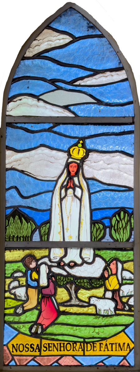 Vitral Nossa Senhora de Fátima