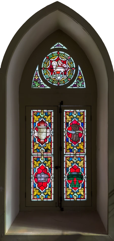 Janela (Vitral Cordeiro de Deus)