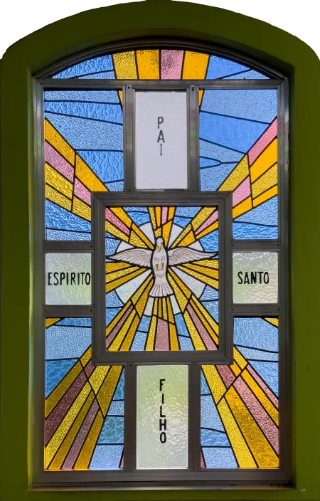 Vitral Pomba do Divino