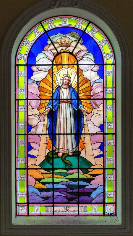Vitral Nossa Senhora das Graças