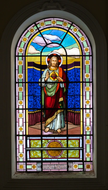 Vitral Sagrado Coração de Jesus