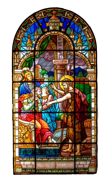 Vitral [São João Batista prepara o caminho]