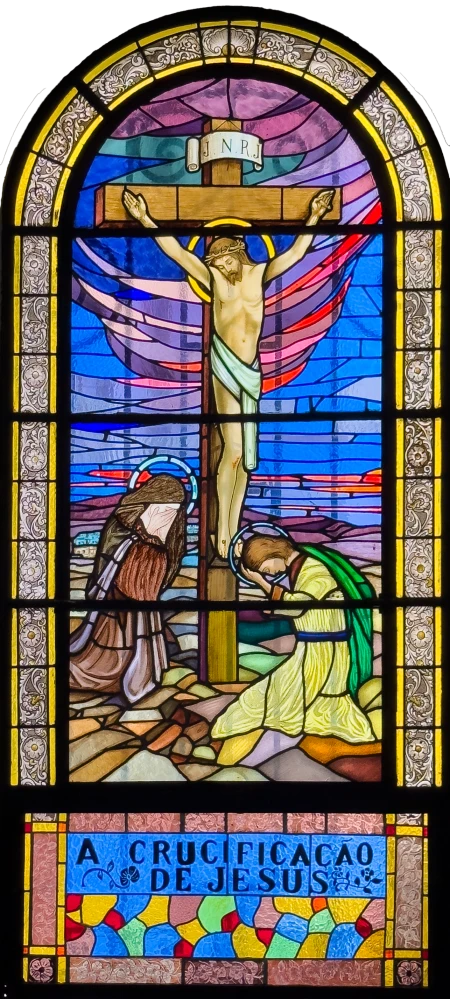 Vitral A Crucificação de Jesus