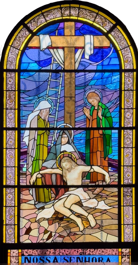Vitral Descida do Corpo de Cristo