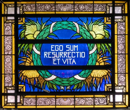 Vitral (Ressurreição e Vida)