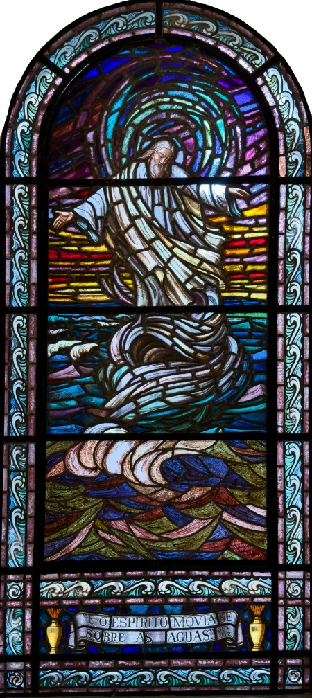 Vitral Cristo sobre as Águas