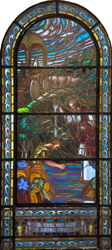 Vitral (Felipe batiza Eunuco)