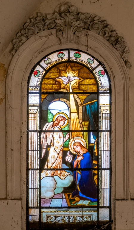 Vitral (Visita do anjo à Virgem)