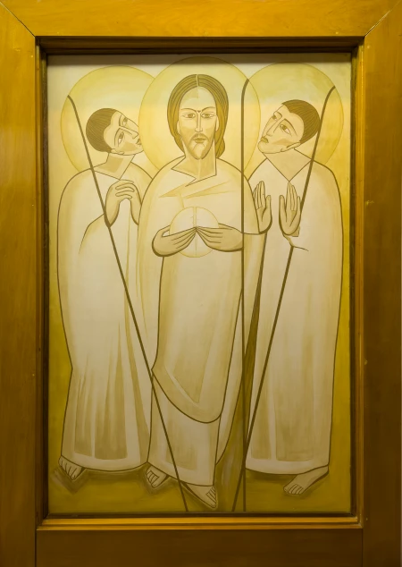 Pintura [Cristo repartindo a Hóstia]