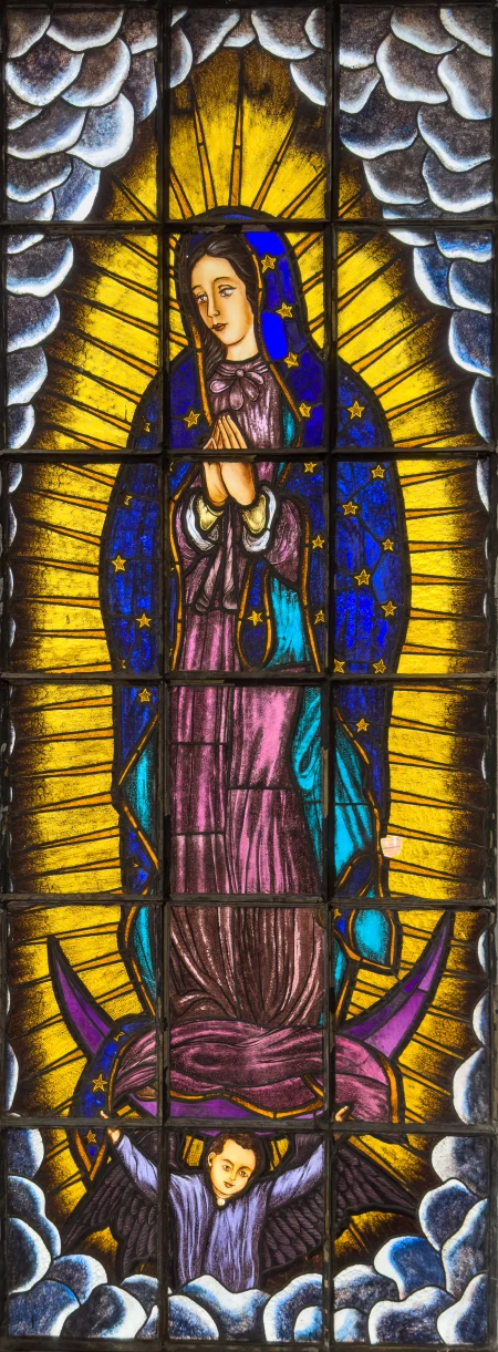 Vitral Nossa Senhora de Guadalupe