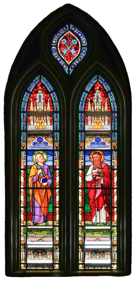 Vitral [São Pedro e São Paulo]