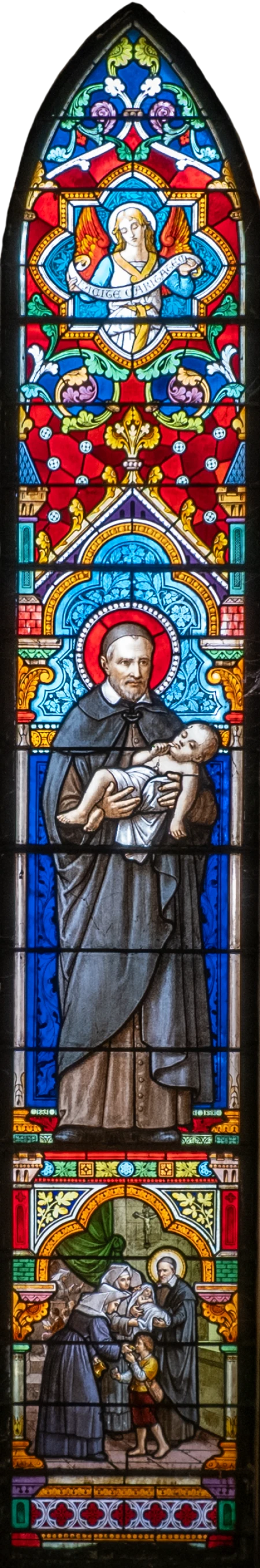Vitral (São Vicente de Paula)