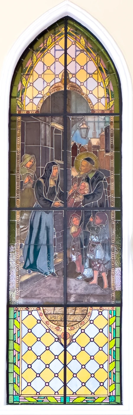 Vitral São Vicente de Paulo