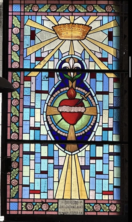 Vitral (Imaculado Coração de Maria)