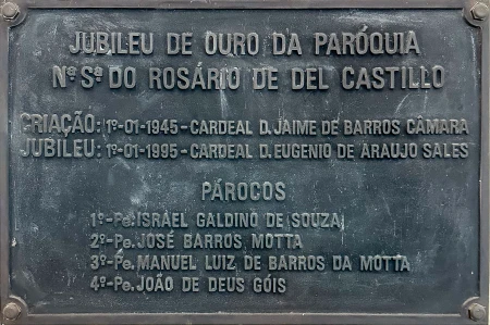 Placa Jubileu de Ouro
