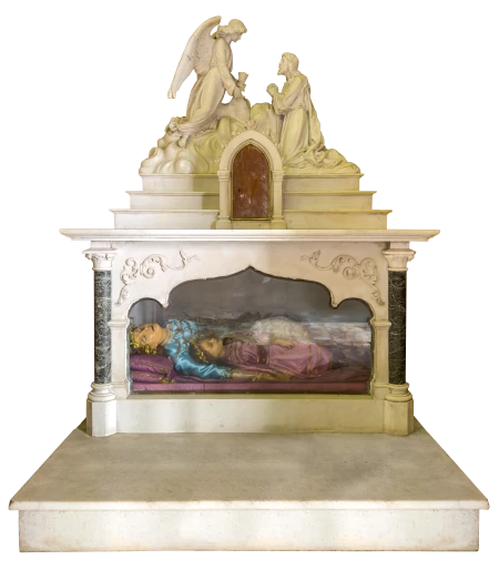 Retábulo com sarcófago
