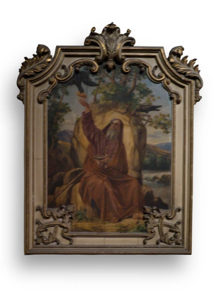 Pintura [Santo Elias e os corvos]