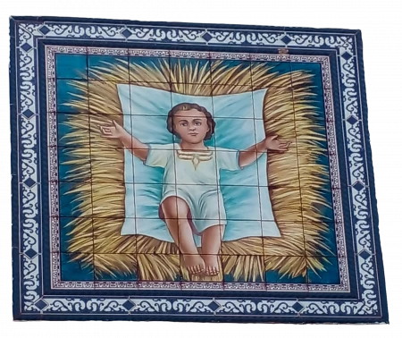 Painel Menino Jesus de Praga (Azulejo)