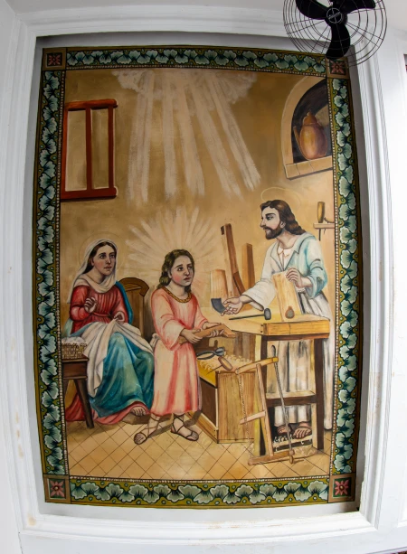 São José ensina ofício a Jesus