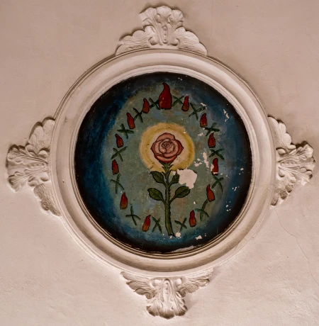 Medalhão Rosa